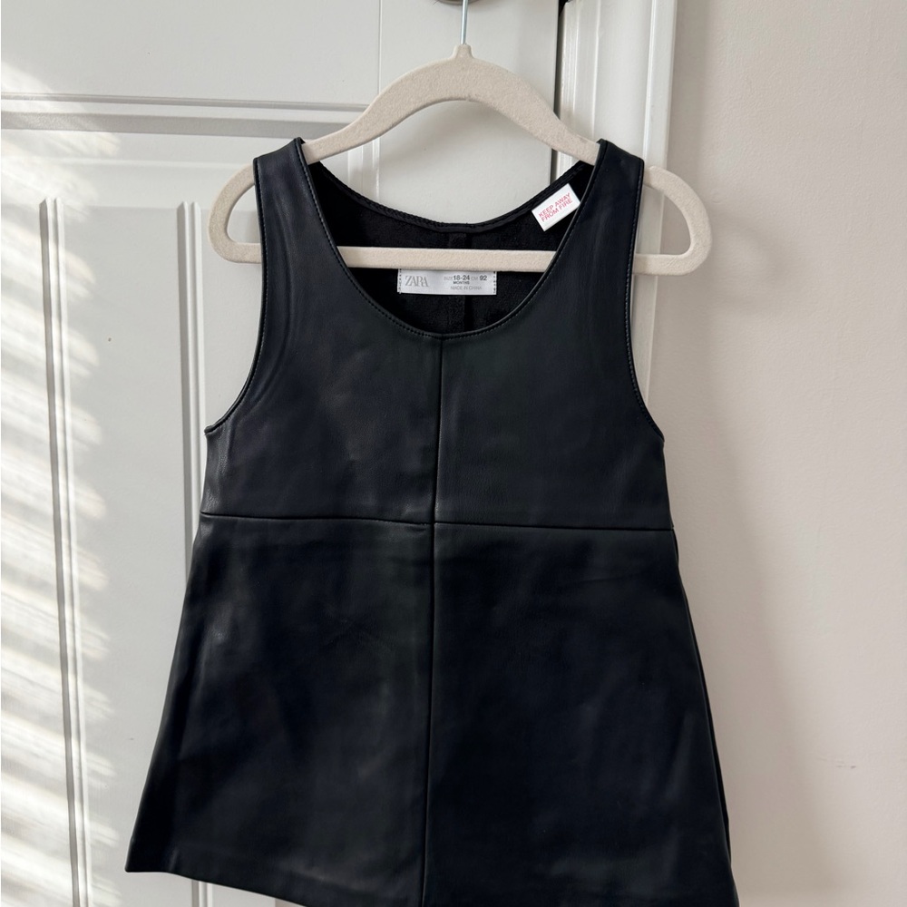 Baby’s Girl Zara Leather Dress